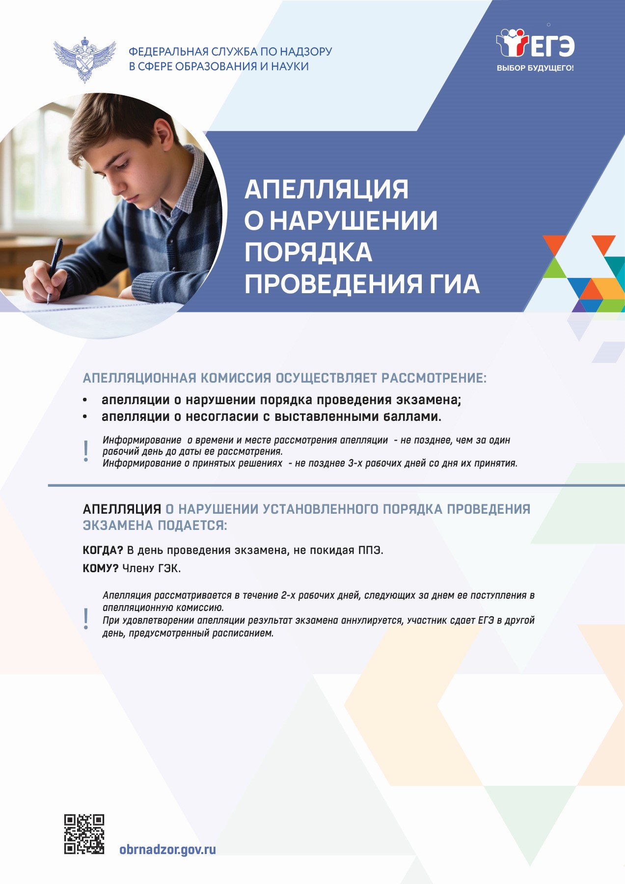 Аппеляция о нарушении порядка проведения.
